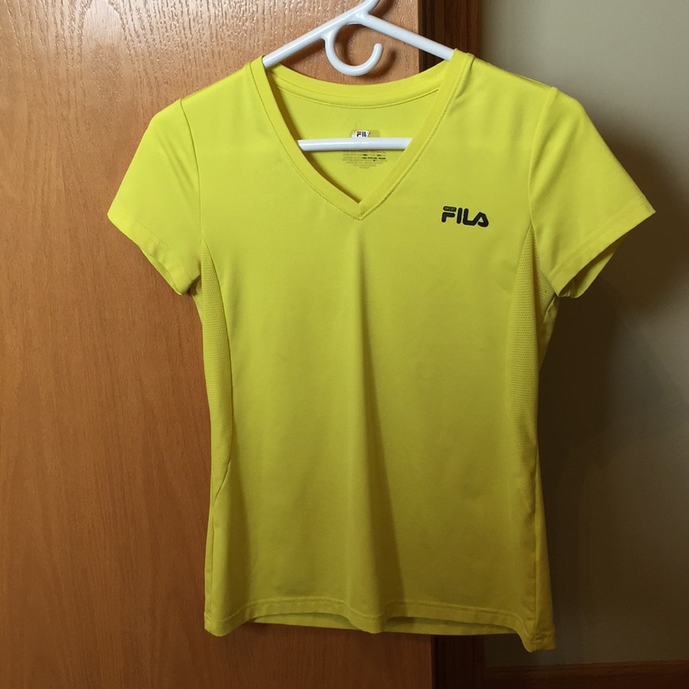 Fila Yellow Performance Tee - Picture 2 of 8